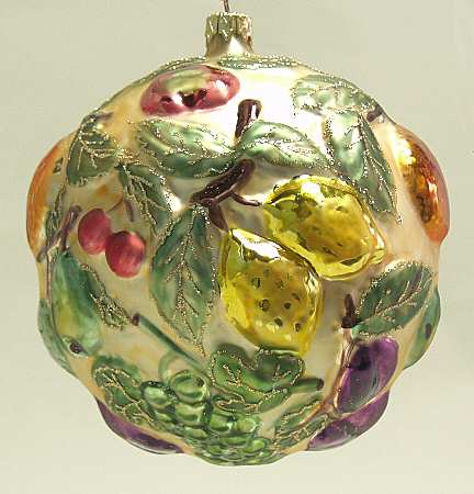 As Time Goes By Fruit And Leaves Ball - Boxed