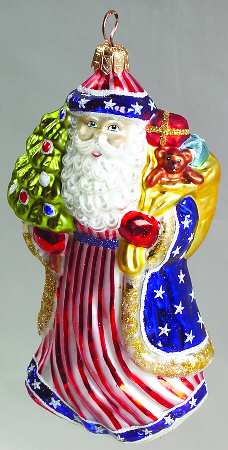 As Time Goes By Gallant Santa-Patriotic - Boxed
