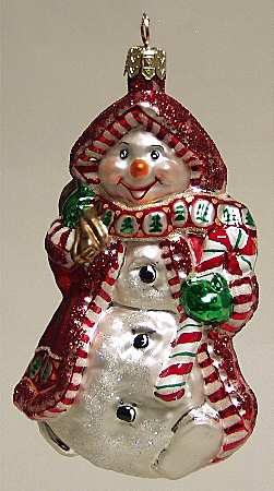 As Time Goes By Dapper Snowman-Red Coat - Boxed