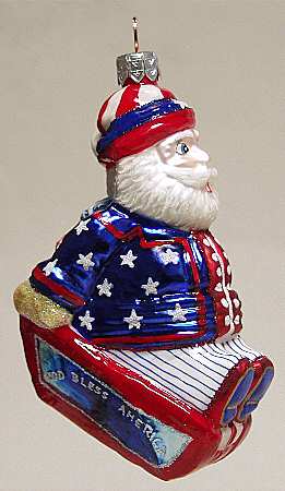 As Time Goes By Skating Away-Patriotic - With Box