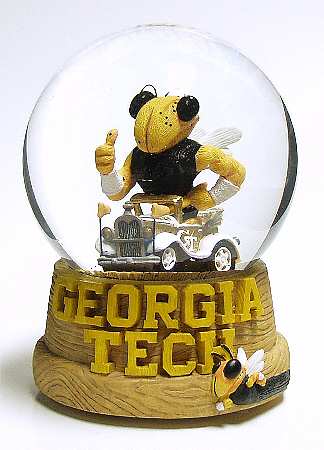 Collegiate Snowglobes Georgia Tech Yellow Jackets - Boxed