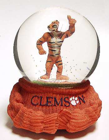 Collegiate Snowglobes Clemson Tigers - With Box