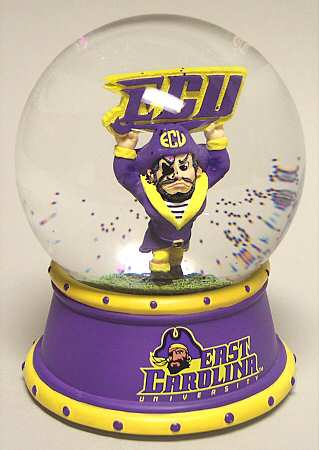 Collegiate Snowglobes East Carolina Pirates - Boxed
