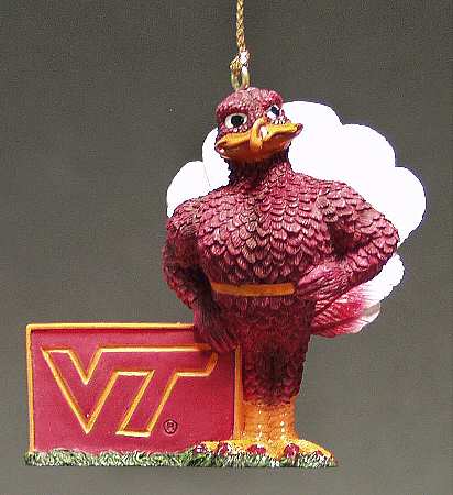 Collegiate Resin Ornaments Virginia Tech Hokies - Boxed