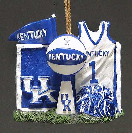 Collegiate Resin Ornaments Kentucky Wildcats - Boxed