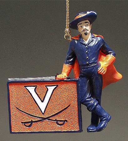Collegiate Resin Ornaments Virginia Cavaliers - Boxed