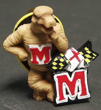 Collegiate Resin Ornaments Maryland Terrapins - Boxed
