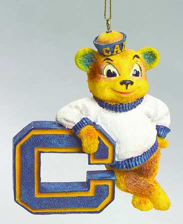 Collegiate Resin Ornaments California Bears - Boxed