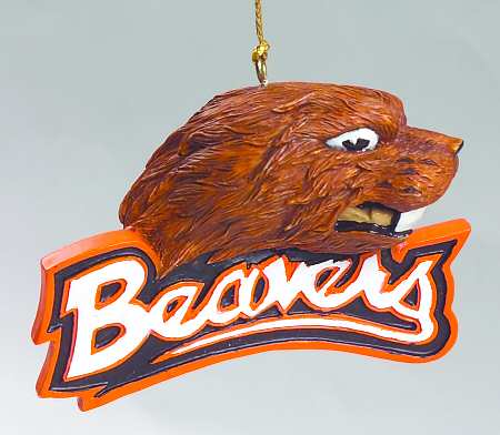 Collegiate Resin Ornaments Oregon State Beavers - Boxed