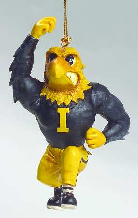 Collegiate Resin Ornaments Iowa Hawkeyes - Boxed