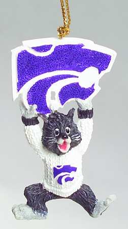 Collegiate Resin Ornaments Kansas State Wildcats - Boxed