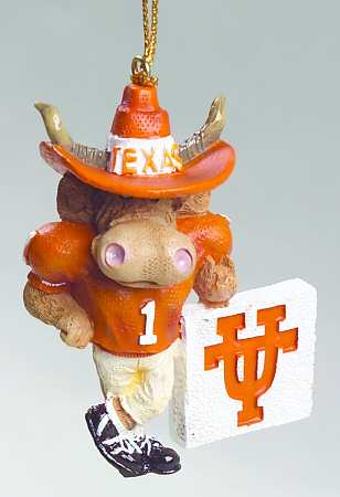 Collegiate Resin Ornaments Texas Longhorns - Boxed