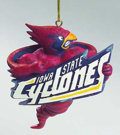 Collegiate Resin Ornaments Iowa State Cyclones - Boxed