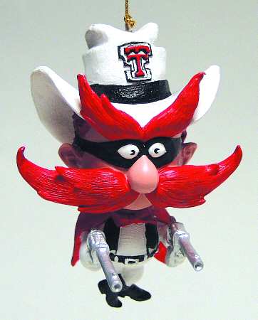 Collegiate Resin Ornaments Texas Tech Red Raiders - Boxed