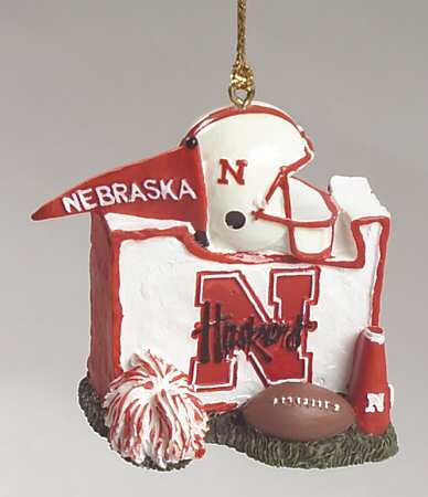 Collegiate Resin Ornaments Nebraska Cornhuskers - Boxed