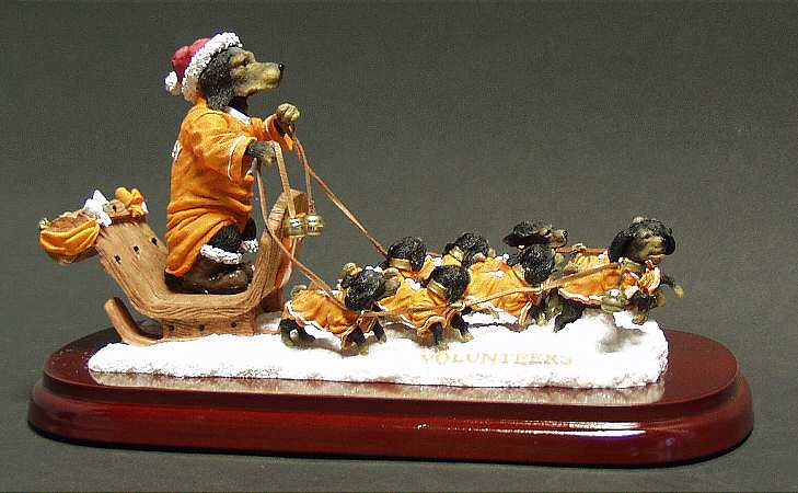 Holiday Sleigh-Figurine Tennesse Volunteers - Boxed
