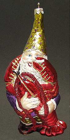 Santas Elves-Ornament Lobster Limbo - Boxed