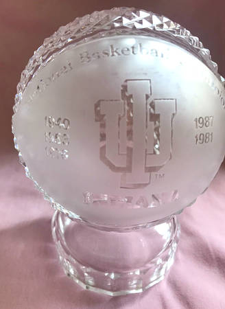 Basketball Paperweights Indiana Bball Ppw - Boxed