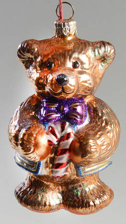 Ornaments On The Tree-Christmas Tree Cinnamon Teddy Bear - Boxed