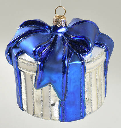 Ornaments On The Tree-Christmas Tree Perfect Present-Blue And Silver - Boxed