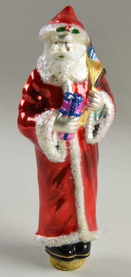 Ornaments On The Tree-Christmas Tree Father Christmas Tree Topper - Boxed