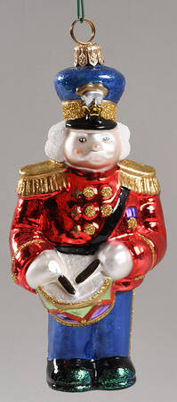 Ornaments On The Tree-Christmas Tree Toy Soldier - With Box