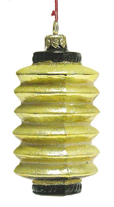 Ornaments On The Tree-Christmas Tree Gold Lantern - Boxed