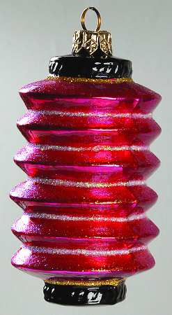 Ornaments On The Tree-Christmas Tree Red Lantern - Boxed