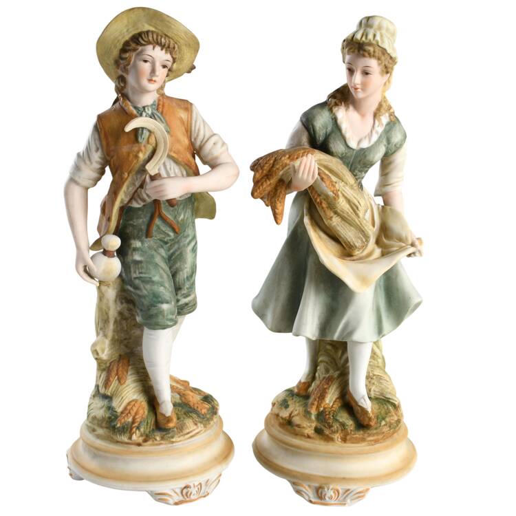 Sadek Figurines Harvest Time-Set Of 2 - No Box