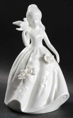 Sadek Figurines Girl W/ Dove - Boxed
