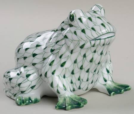 Sadek Fishnet Animals Frog-Green - Boxed