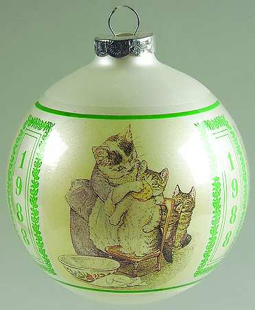 Beatrix Potter Annual Christmas Ornament Tale Of Tom Kitten - Boxed