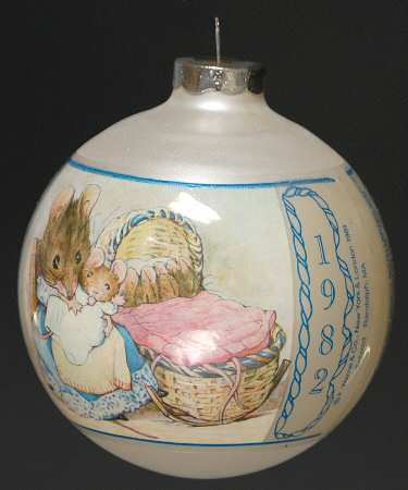 Beatrix Potter Annual Christmas Ornament Tale Of Two Bad Mice - Boxed
