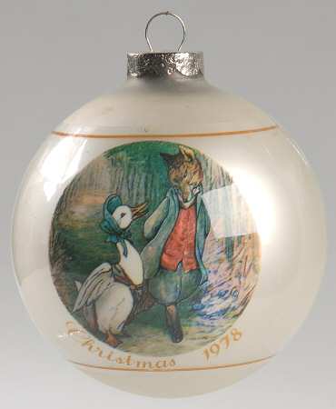 Beatrix Potter Annual Christmas Ornament Jemima Puddle-Duck - Boxed
