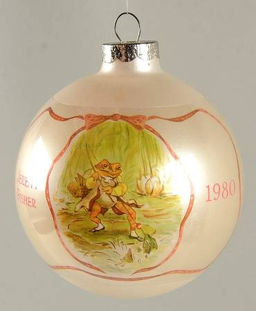 Beatrix Potter Annual Christmas Ornament Tale Of Jeremy Fisher - Boxed