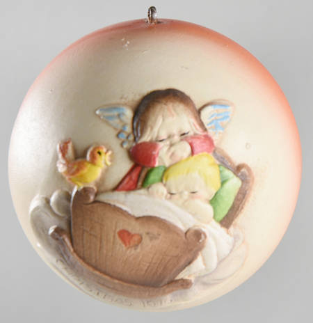 Ferrandiz Annual Christmas Ornaments Angel With Cradle - With Box