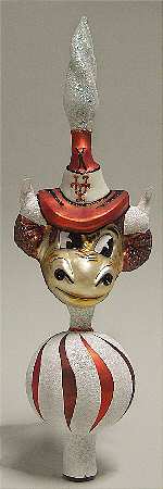 College Mascot Tree Topper Texas Longhorns - Boxed