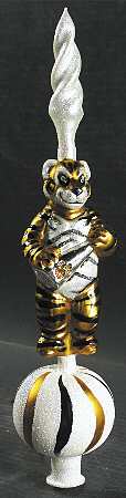 College Mascot Tree Topper Clemson Tigers - Boxed