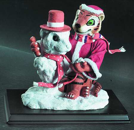 Snow Mascot Figurines Clemson Tigers - Boxed