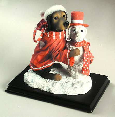Snow Mascot Figurines Tennessee Volunteers - Boxed