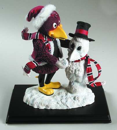Snow Mascot Figurines South Carolina Gamecocks - Boxed