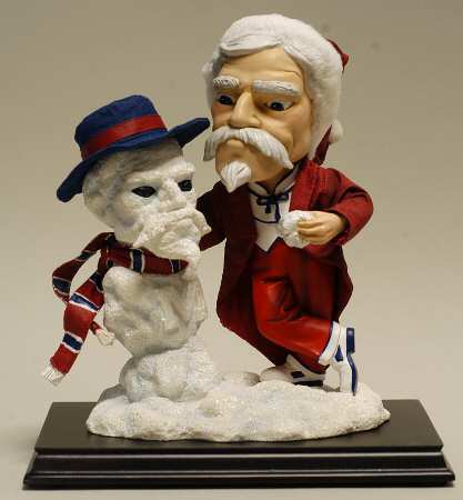 Snow Mascot Figurines Ole Miss Rebels - Boxed