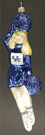 Cheerleader Ornaments Kentucky Wildcats - Boxed