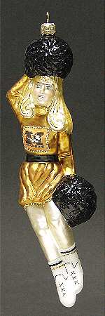 Cheerleader Ornaments Missouri Tigers - Boxed