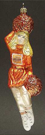 Cheerleader Ornaments Oklahoma State Cowboys - Boxed