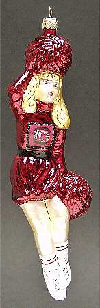 Cheerleader Ornaments South Carolina Gamecocks - With Box 53