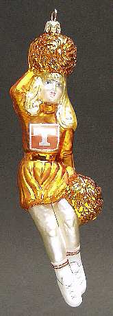 Cheerleader Ornaments Tennessee Volunteers - Boxed