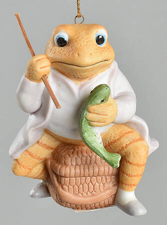 Beatrix Potter Figural Ornament Jeremy Fisher - Holding A Fish - No Box