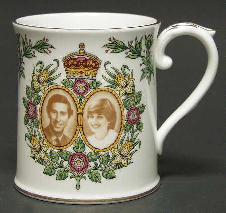 Spode Royalty Giftware Charles & Diana Wedding Mug - No Box