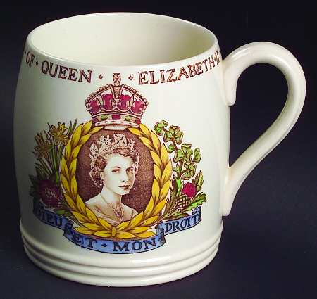 Spode Royalty Giftware Elizabeth Ii Coronation Mug - No Box